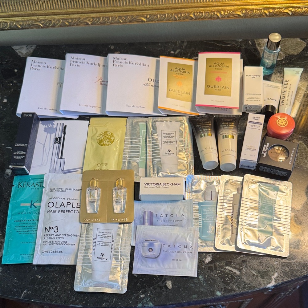 Luxury Perfume and Skincare Sample Collection